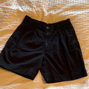 Dockers Black Flat-Front Men's Shorts